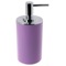 Soap Dispenser, Lilac, Free Standing, Round, Resin